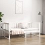 Solid white pine wood sofa bed 90x190 cm by , Beds and slatted bases - Ref: Foro24-820882, Price: 133,99 €, Discount: %