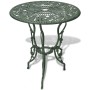 Garden bistro table and chairs 3 pieces green cast aluminum by vidaXL, Garden sets - Ref: Foro24-42164, Price: 212,04 €, Disc...