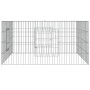 Galvanized iron rabbit cage 110x110x55 cm by , Cages and habitats for small animals - Ref: Foro24-171562, Price: 48,99 €, Dis...