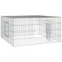 Galvanized iron rabbit cage 110x110x55 cm by , Cages and habitats for small animals - Ref: Foro24-171562, Price: 48,99 €, Dis...