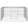 Galvanized iron rabbit cage 110x110x55 cm by , Cages and habitats for small animals - Ref: Foro24-171562, Price: 48,99 €, Dis...