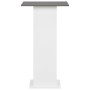 White and anthracite gray high kitchen table 60x60x110 cm by , Kitchen and dining tables - Ref: Foro24-280210, Price: 72,77 €...