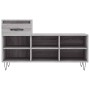 Sonoma gray plywood shoe cabinet 102x36x60 cm by , Shoe racks and shoe organizers - Ref: Foro24-831370, Price: 53,99 €, Disco...