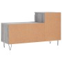 Mueble zapatero madera contrachapada gris Sonoma 102x36x60 cm de , Zapateros y organizadores de calzado - Ref: Foro24-831370,...