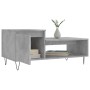 Mesa de centro madera contrachapada gris hormigón 100x50x45 cm de , Mesas de centro - Ref: Foro24-830832, Precio: 44,77 €, De...