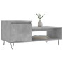 Mesa de centro madera contrachapada gris hormigón 100x50x45 cm de , Mesas de centro - Ref: Foro24-830832, Precio: 44,77 €, De...