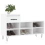 White plywood shoe cabinet 102x36x60 cm by , Shoe racks and shoe organizers - Ref: Foro24-831364, Price: 53,99 €, Discount: %