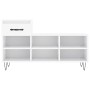 Glossy white plywood shoe cabinet 102x36x60 cm by , Shoe racks and shoe organizers - Ref: Foro24-831366, Price: 47,06 €, Disc...