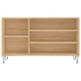 Mueble zapatero madera contrachapada roble Sonoma 102x36x60 cm de , Zapateros y organizadores de calzado - Ref: Foro24-831415...