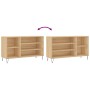 Mueble zapatero madera contrachapada roble Sonoma 102x36x60 cm de , Zapateros y organizadores de calzado - Ref: Foro24-831415...