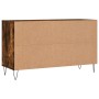 Schuhschrank aus geräuchertem Eichensperrholz, 102 x 36 x 60 cm von , Schuhregale und Schuhorganisatoren - Ref: Foro24-831417...