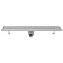 Desagüe de ducha lineal ondulado acero inoxidable 730x140 mm de vidaXL, Desagües - Ref: Foro24-142185, Precio: 48,71 €, Descu...