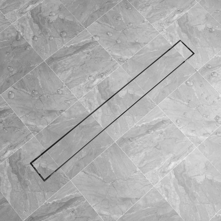 Desagüe lineal de ducha acero inoxidable 1030x140 mm de vidaXL, Desagües - Ref: Foro24-142176, Precio: 64,14 €, Descuento: %