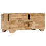 Mesa de centro de madera de mango maciza 80x40x35 cm de , Mesas de centro - Ref: Foro24-247327, Precio: 296,99 €, Descuento: %