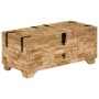 Mesa de centro de madera de mango maciza 80x40x35 cm de , Mesas de centro - Ref: Foro24-247327, Precio: 296,99 €, Descuento: %