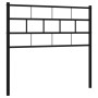 Black metal headboard 107 cm by , Headboards and footboards - Ref: Foro24-355689, Price: 23,64 €, Discount: %