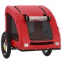 Pet Bicycle Trailer Iron Oxford Cloth Red by , pet strollers - Ref: Foro24-93950, Price: 122,06 €, Discount: %