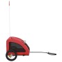 Pet Bicycle Trailer Iron Oxford Cloth Red by , pet strollers - Ref: Foro24-93950, Price: 122,06 €, Discount: %