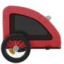 Pet Bicycle Trailer Iron Oxford Cloth Red by , pet strollers - Ref: Foro24-93950, Price: 122,06 €, Discount: %