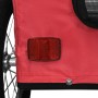 Pet Bicycle Trailer Iron Oxford Cloth Red by , pet strollers - Ref: Foro24-93950, Price: 122,06 €, Discount: %