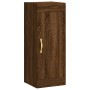 Oak brown engineered wood wall cabinet 34.5x34x90 cm by , Sideboards - Ref: Foro24-835025, Price: 47,02 €, Discount: %