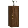 Oak brown engineered wood wall cabinet 34.5x34x90 cm by , Sideboards - Ref: Foro24-835025, Price: 47,02 €, Discount: %