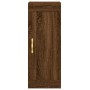 Armario de pared madera ingeniería marrón roble 34,5x34x90 cm de , Aparadores - Ref: Foro24-835025, Precio: 47,02 €, Descuent...