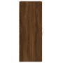 Oak brown engineered wood wall cabinet 34.5x34x90 cm by , Sideboards - Ref: Foro24-835025, Price: 47,02 €, Discount: %