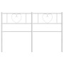 White metal headboard 150 cm by , Headboards and footboards - Ref: Foro24-355546, Price: 36,64 €, Discount: %