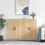 Wall cabinets 2 pcs engineered wood Sonoma oak by , Sideboards - Ref: Foro24-3197892, Price: 163,99 €, Discount: %