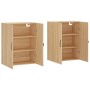 Wall cabinets 2 pcs engineered wood Sonoma oak by , Sideboards - Ref: Foro24-3197892, Price: 163,99 €, Discount: %