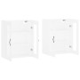 Armarios de pared 2 uds madera de ingeniería blanco de , Aparadores - Ref: Foro24-3197969, Precio: 179,30 €, Descuento: %