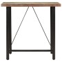 Iron and solid recycled wood high table 110x55x107 cm by , Kitchen and dining tables - Ref: Foro24-356373, Price: 218,76 €, D...