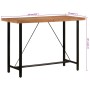 Iron and solid acacia wood high table 150x70x107 cm by , Kitchen and dining tables - Ref: Foro24-356371, Price: 253,05 €, Dis...