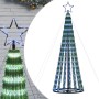 Árbol de Navidad cono de luz 275 LEDs azul 180 cm de , Luces de Navidad - Ref: Foro24-358066, Precio: 50,22 €, Descuento: %