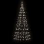 Weihnachtsbaum am Fahnenmast 200 kaltweiße LEDs 180 cm von , Weihnachtsbeleuchtung - Ref: Foro24-358109, Preis: 25,95 €, Raba...