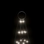 Christmas tree on flagpole 200 cold white LEDs 180 cm by , Christmas lights - Ref: Foro24-358109, Price: 25,95 €, Discount: %