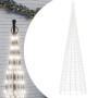 Weihnachtsbaum am Fahnenmast 3000 kaltweiße LEDs 800 cm von , Weihnachtsbeleuchtung - Ref: Foro24-358121, Preis: 161,22 €, Ra...