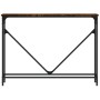 Mesa consola madera de ingeniería roble ahumado 102x22,5x75 cm de , Mesas auxiliares - Ref: Foro24-834132, Precio: 42,79 €, D...