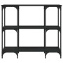 Mesa consola madera de ingeniería negra 102x35x90 cm de , Mesas auxiliares - Ref: Foro24-834145, Precio: 63,44 €, Descuento: %