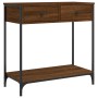 Oak brown engineered wood console table 75x34.5x75 cm by , Side tables - Ref: Foro24-834179, Price: 78,12 €, Discount: %