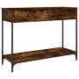 Smoked oak plywood console table 100x34.5x75 cm by , Side tables - Ref: Foro24-834172, Price: 72,26 €, Discount: %