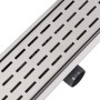 Stainless steel linear shower drain 930x140 mm by vidaXL, Drains - Ref: Foro24-142181, Price: 54,90 €, Discount: %