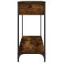 Smoked oak plywood console table 100x34.5x75 cm by , Side tables - Ref: Foro24-834172, Price: 72,26 €, Discount: %