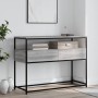 Sonoma gray engineered wood console table 100x40x75 cm by , Side tables - Ref: Foro24-834153, Price: 81,20 €, Discount: %