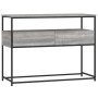 Mesa consola madera de ingeniería gris Sonoma 100x40x75 cm de , Mesas auxiliares - Ref: Foro24-834153, Precio: 75,60 €, Descu...