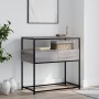 Sonoma gray engineered wood console table 75x40x75 cm by , Side tables - Ref: Foro24-834158, Price: 65,11 €, Discount: %