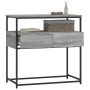 Mesa consola madera de ingeniería gris Sonoma 75x40x75 cm de , Mesas auxiliares - Ref: Foro24-834158, Precio: 65,11 €, Descue...