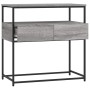 Mesa consola madera de ingeniería gris Sonoma 75x40x75 cm de , Mesas auxiliares - Ref: Foro24-834158, Precio: 65,11 €, Descue...