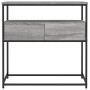 Mesa consola madera de ingeniería gris Sonoma 75x40x75 cm de , Mesas auxiliares - Ref: Foro24-834158, Precio: 65,11 €, Descue...